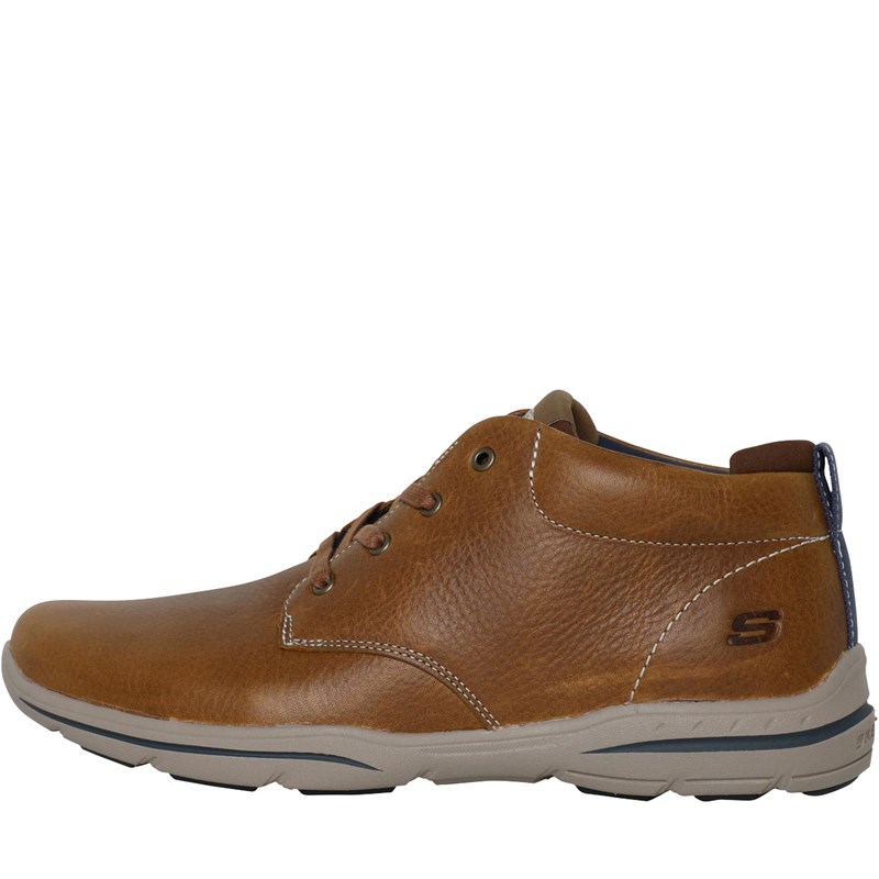 Mens Harper Melden Boots Luggage Brown
