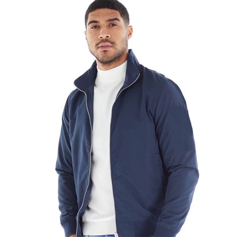 Mens Mash Harrington Jacket Navy Blazer 1 Mens Mash Harrington Jacket Navy Blazer
