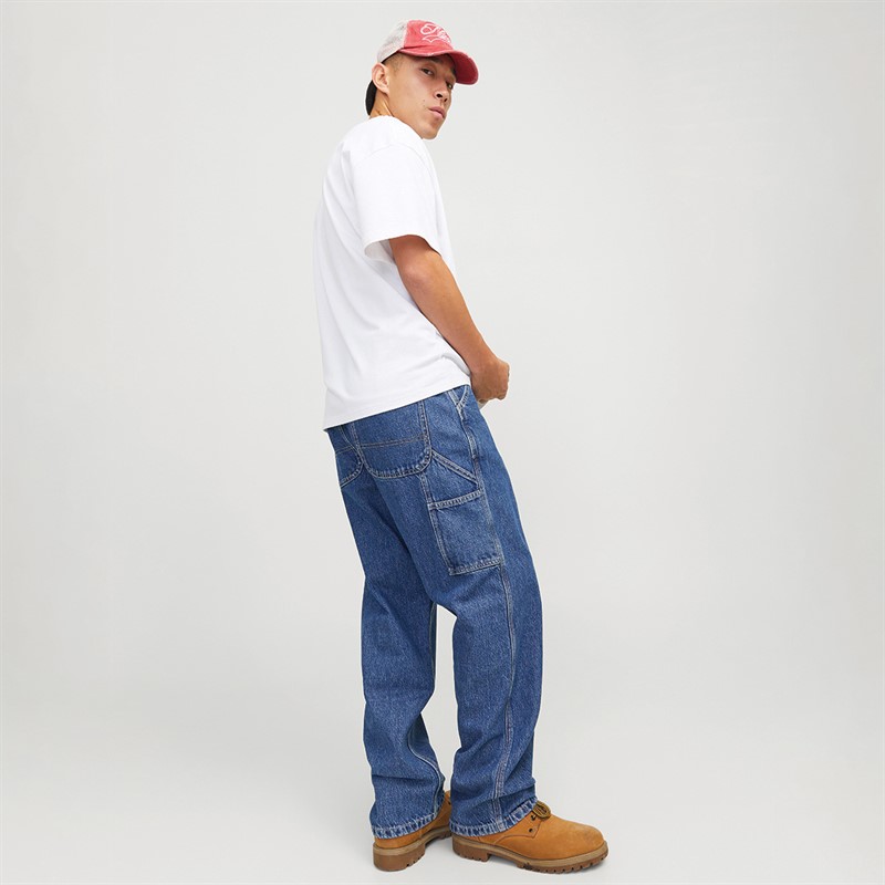 Mens Alex Carpenter AKM 840 Jeans Blue Denim 2 Mens Alex Carpenter AKM 840 Jeans Blue Denim