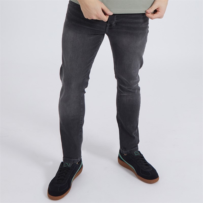 Mens Eddie 22 Slim Fit Jeans Mid Grey 1 Mens Eddie 22 Slim Fit Jeans Mid Grey