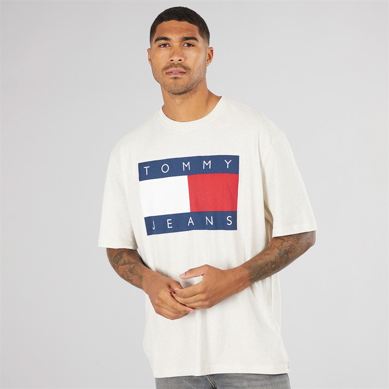Mens Flag Logo T-Shirt Off White