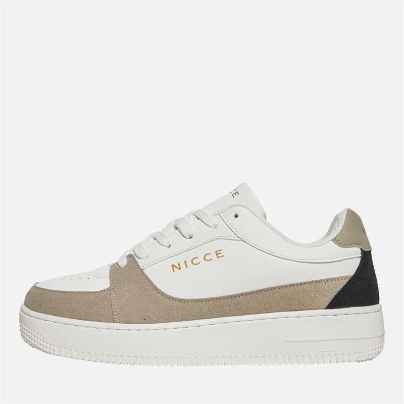 Mens Parati Trainers White/Beige/Black