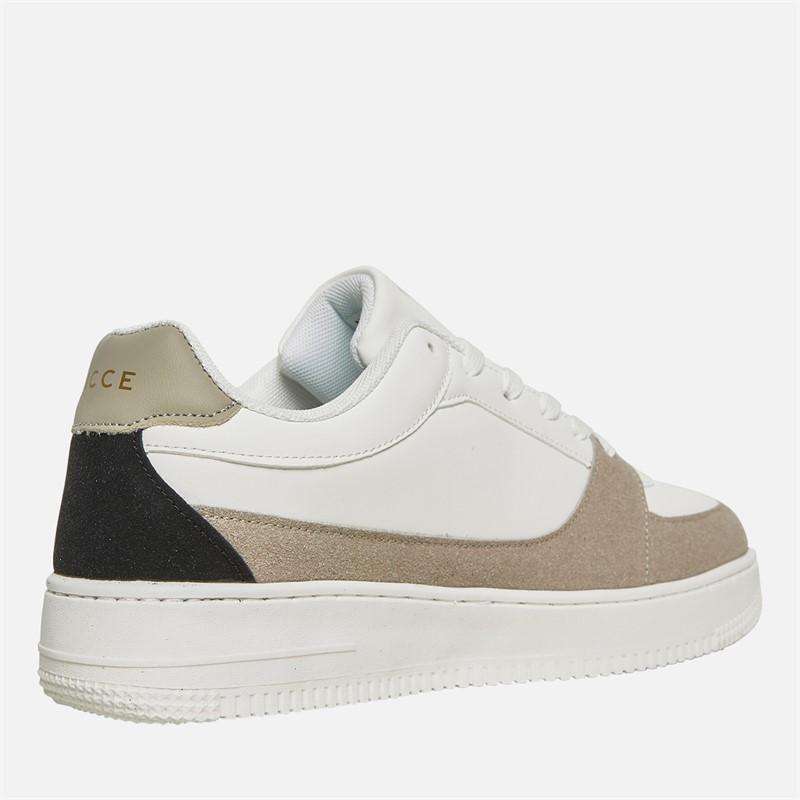 Mens Parati Trainers White/Beige/Black 5 Mens Parati Trainers White/Beige/Black
