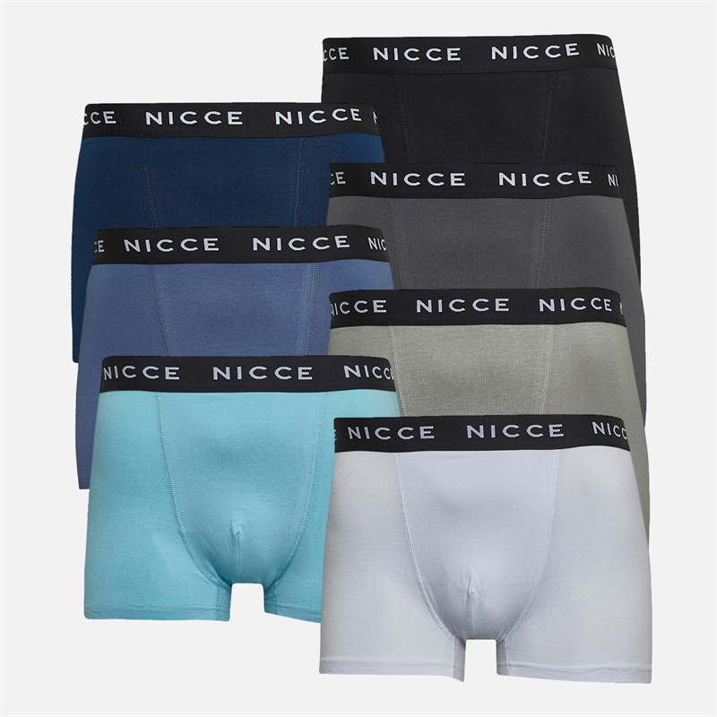 Mens Xandro Seven Pack Boxers Black/White/Navy/Coal/Circular Grey/Elemental Blue/Sky 1 Mens Xandro Seven Pack Boxers Black/White/Navy/Coal/Circular Grey/Elemental Blue/Sky