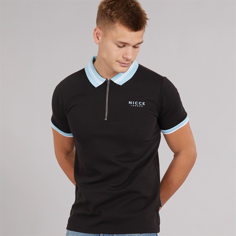 Mens Shoran Polo Black