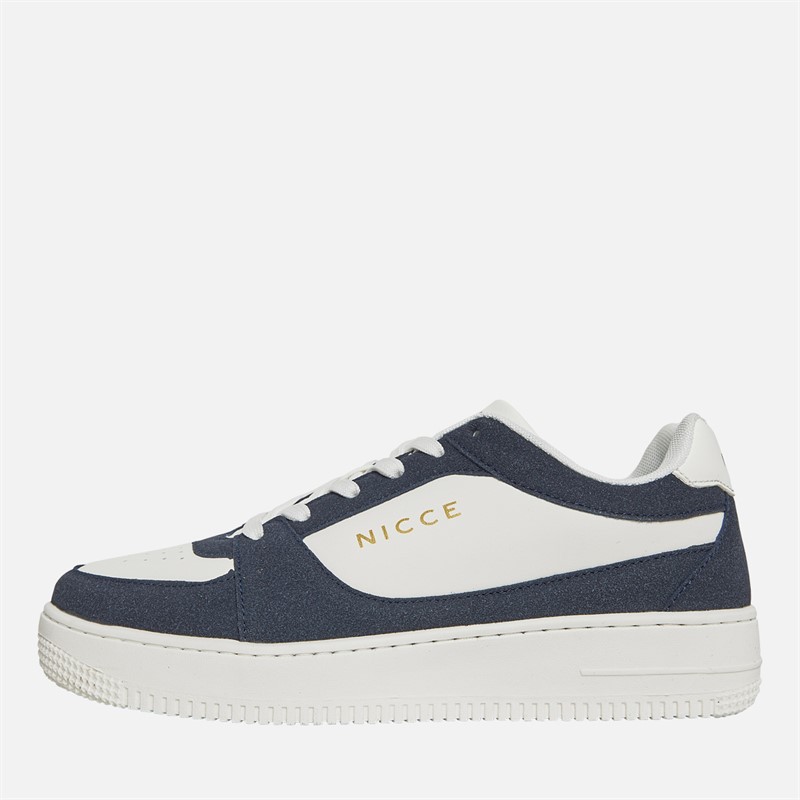 Mens Parati Trainers White/Grey/Navy/Blue