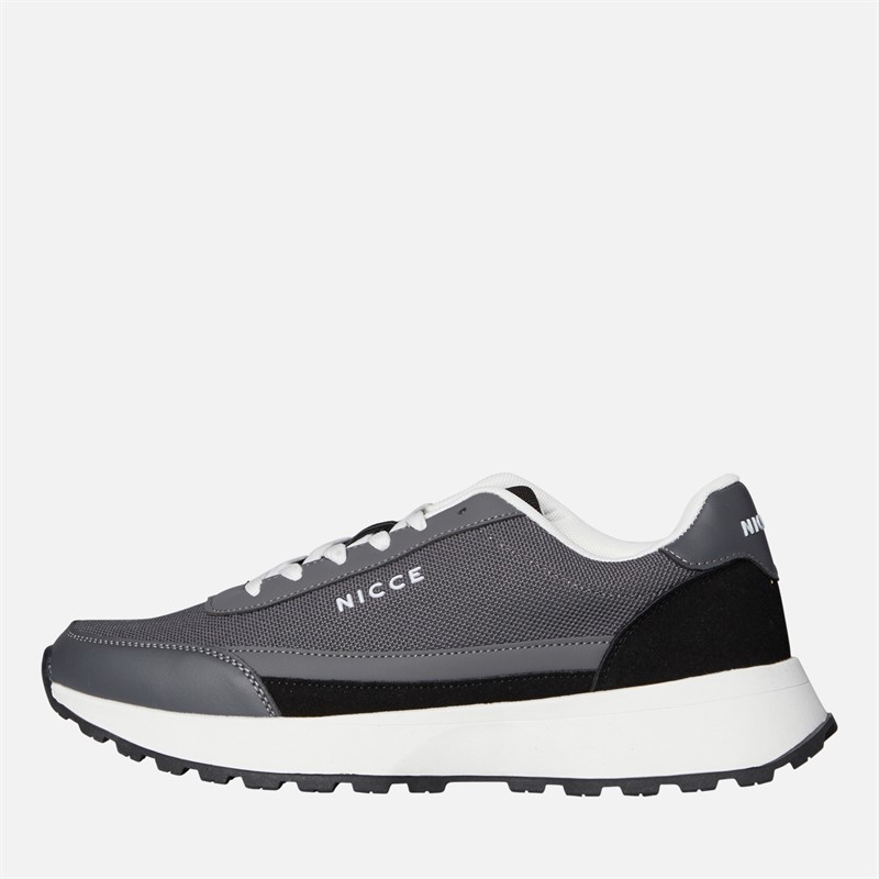 Mens Zabina Trainers Coal/Black/White