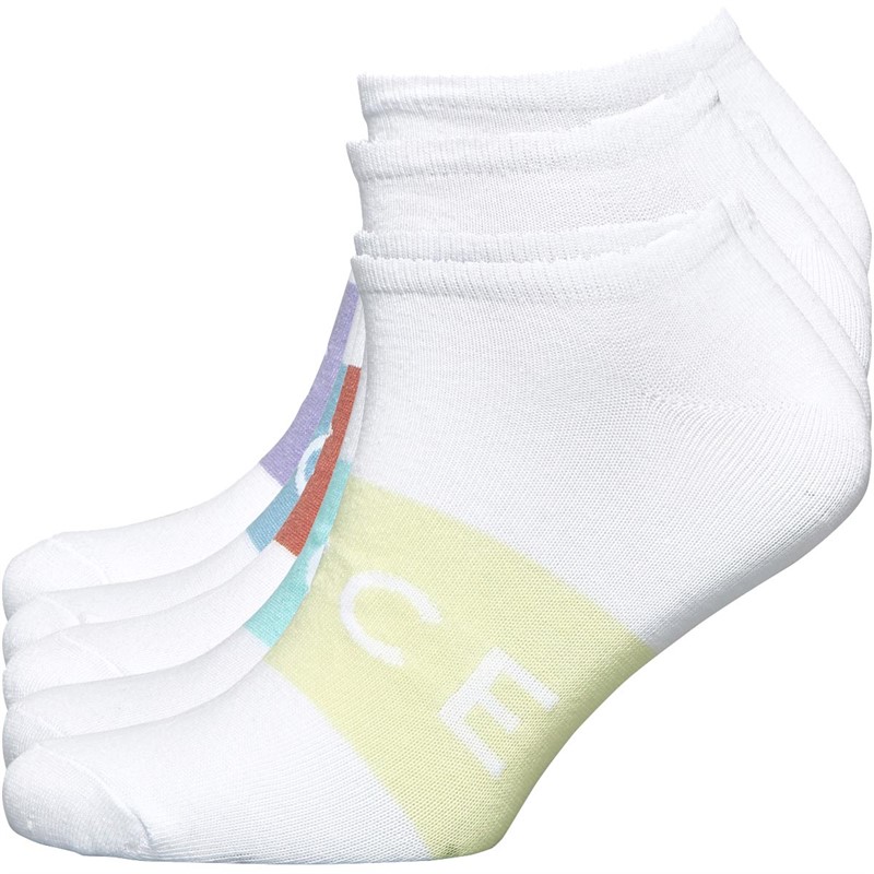 Mens Towson Five Pack Trainer Socks White
