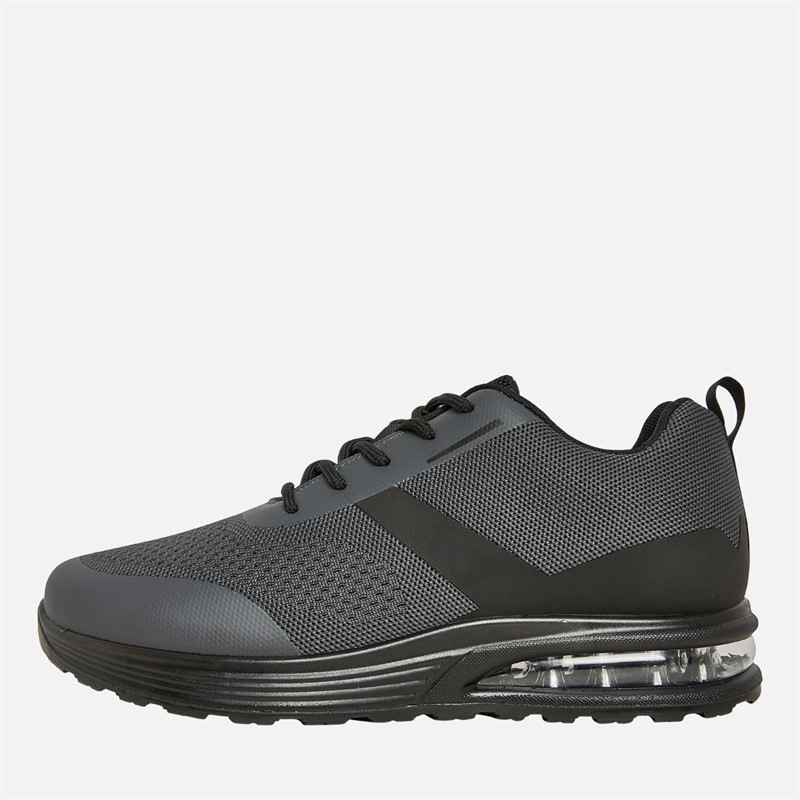 Mens Athens Trainers Grey/Black