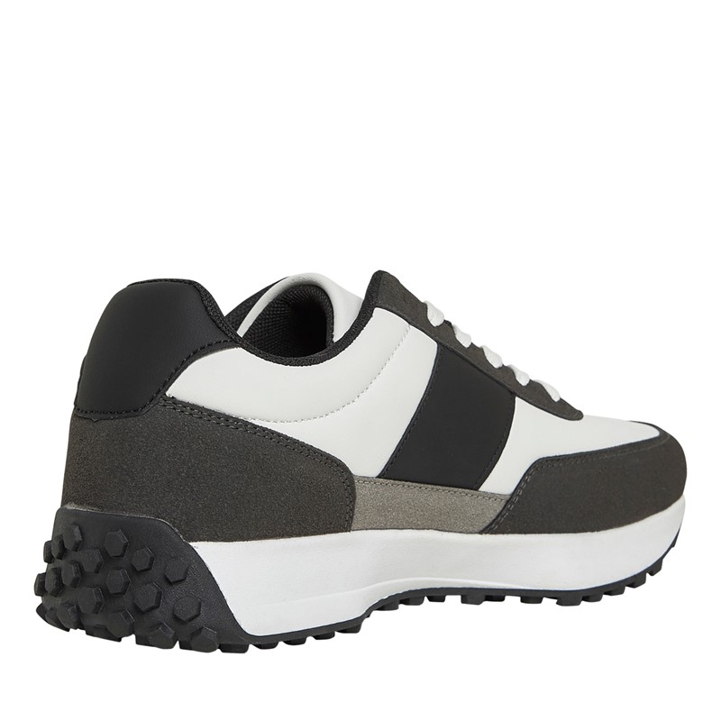 Mens Alta Trainers White/Grey/Charcoal 5 Mens Alta Trainers White/Grey/Charcoal