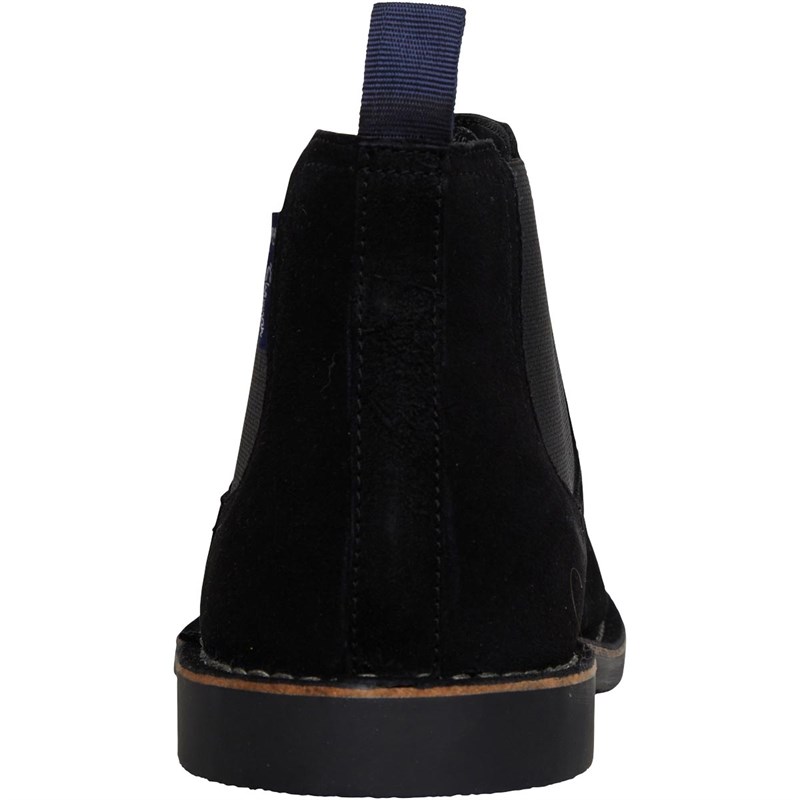 Mens Garcia Suede Chukka Chelsea Boots Black 3 Mens Garcia Suede Chukka Chelsea Boots Black