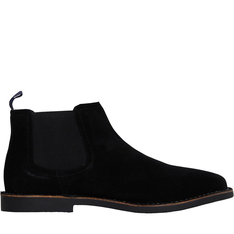 Mens Garcia Suede Chukka Chelsea Boots Black 5 Mens Garcia Suede Chukka Chelsea Boots Black