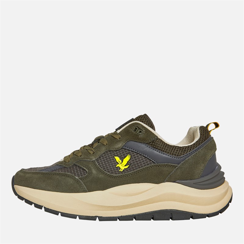Mens Dunbar Chunky Low Trainers Olive 1 Mens Dunbar Chunky Low Trainers Olive