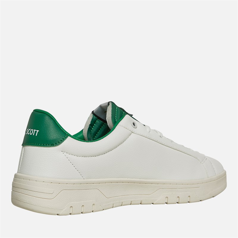 Mens Evanton Cup Low Trainers White/Green 5 Mens Evanton Cup Low Trainers White/Green