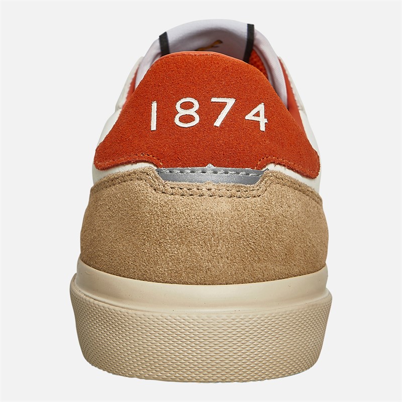 Mens Bora Trainers White/Orange 3 Mens Bora Trainers White/Orange