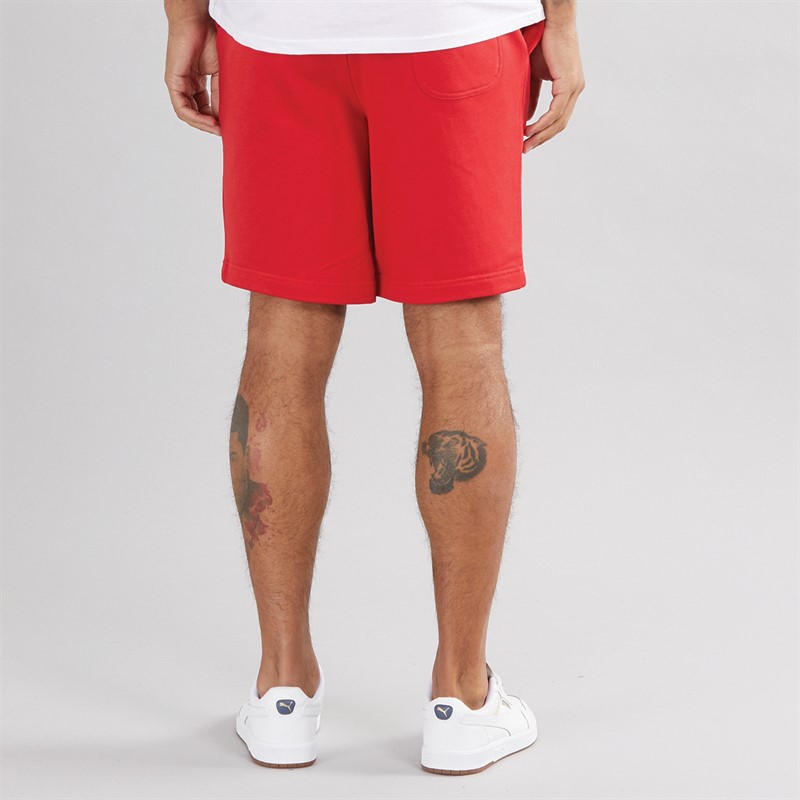 Mens Sweat Shorts Z799 Gala Red 2 Mens Sweat Shorts Z799 Gala Red