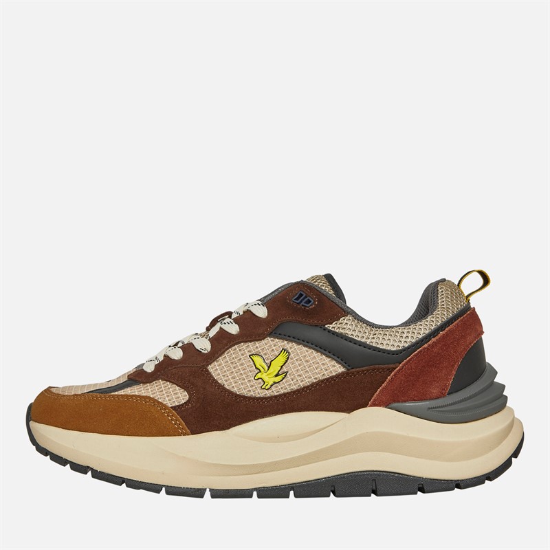 Mens Dunbar Chunky Low Trainers Beige 1 Mens Dunbar Chunky Low Trainers Beige