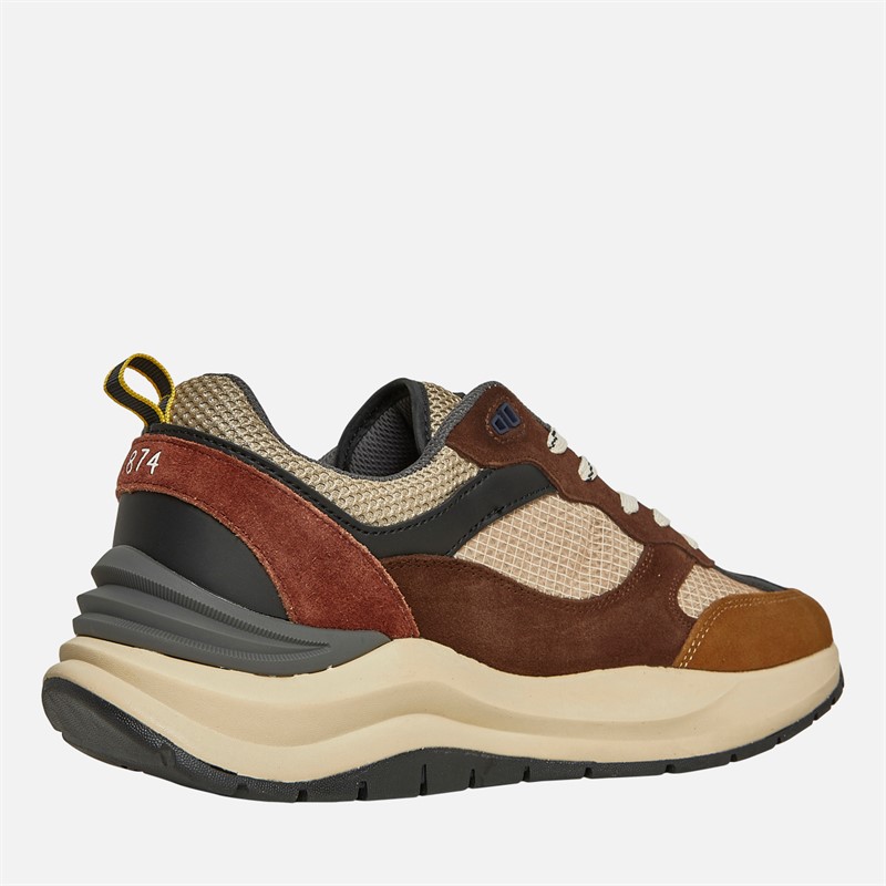 Mens Dunbar Chunky Low Trainers Beige 5 Mens Dunbar Chunky Low Trainers Beige