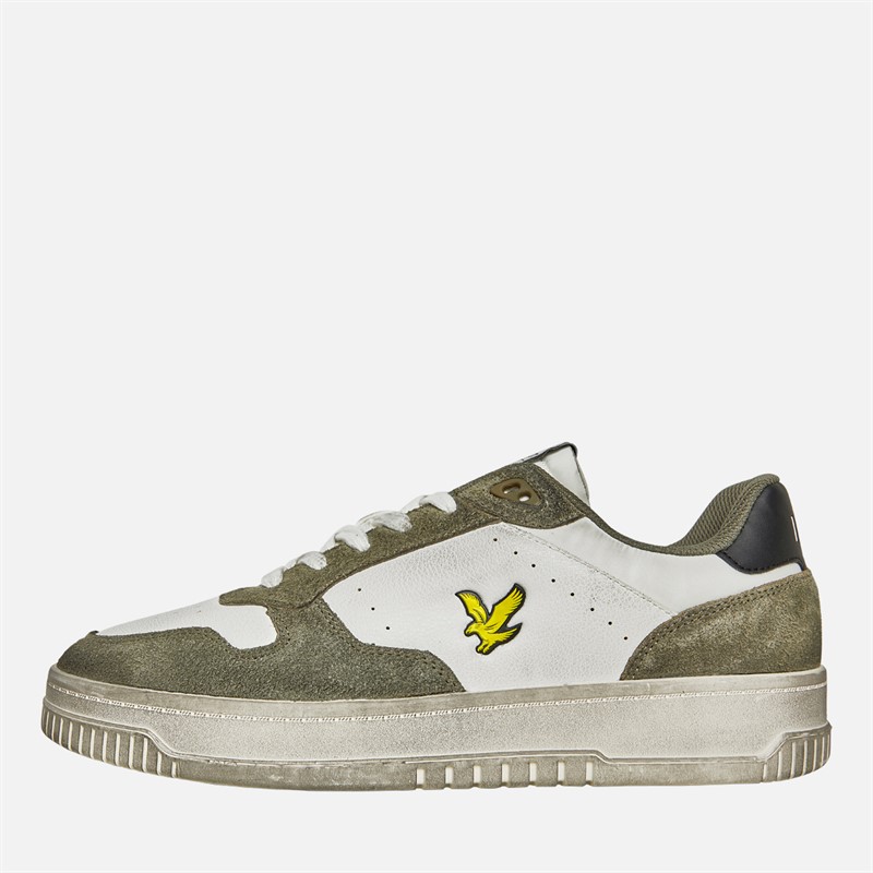 Mens Culross Cup Low Trainers White/Agave