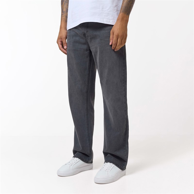 Mens Carpenter Denim Jeans Grey