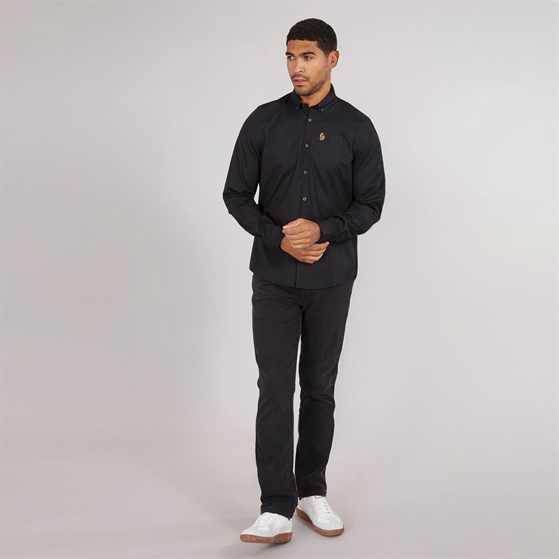 Mens Telford Long Sleeve Shirt Black 4 Mens Telford Long Sleeve Shirt Black