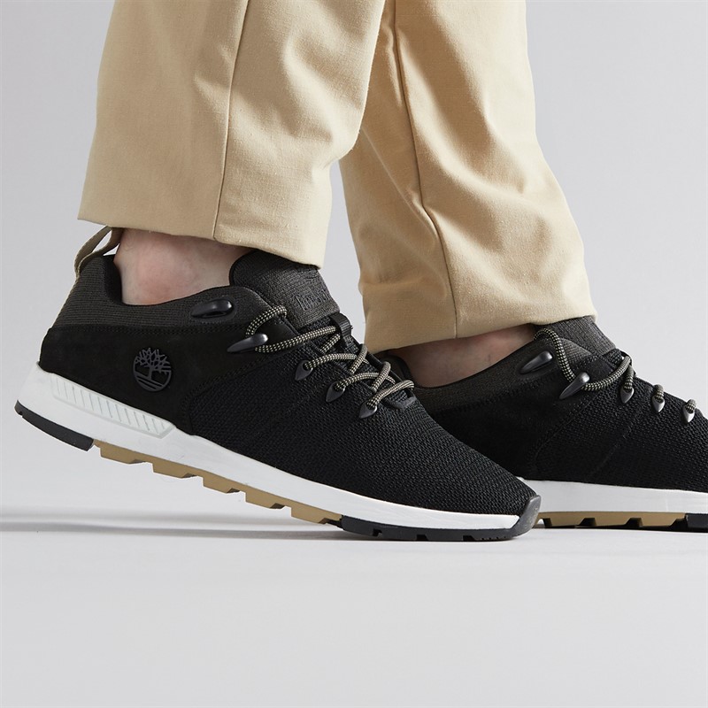 Mens Sprint Trekker Low Trainers Black