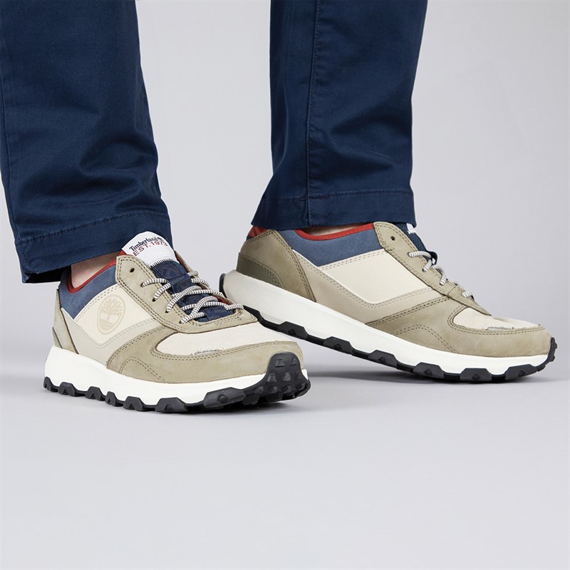 Mens Winsor Park Trainers Light Taupe