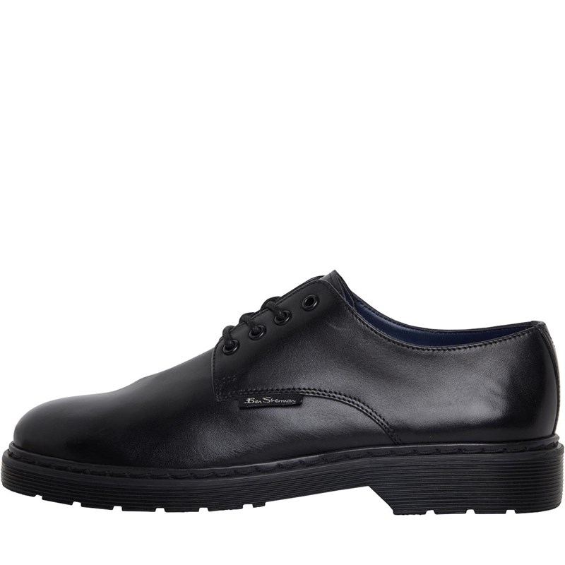 Mens Dave Derby Shoes Black