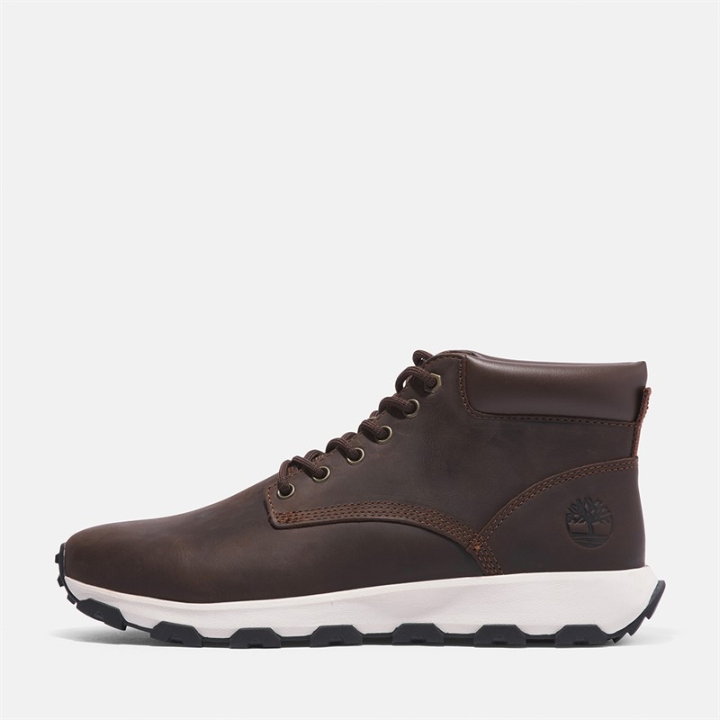 Mens Winsor Park Mid Trainers Dark Brown