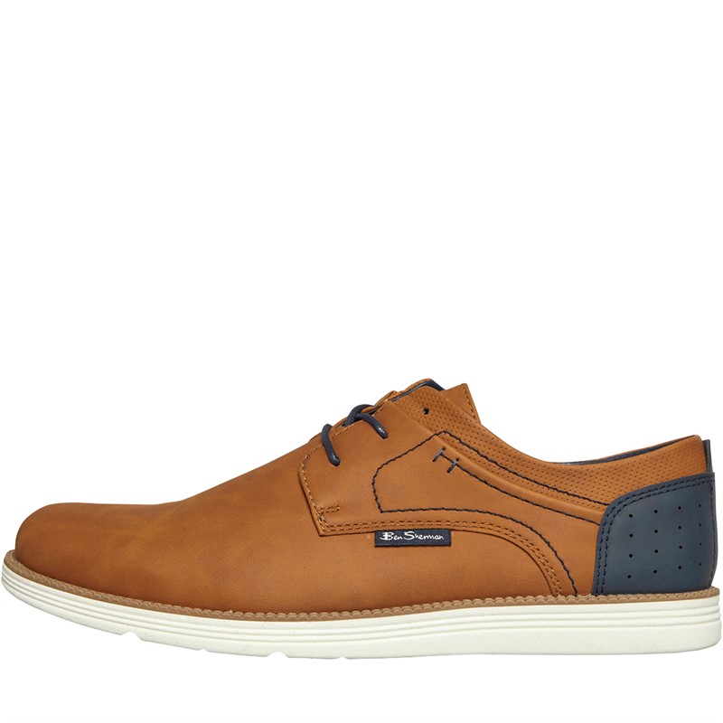Mens Havana Shoes Tan/Navy 1 Mens Havana Shoes Tan/Navy