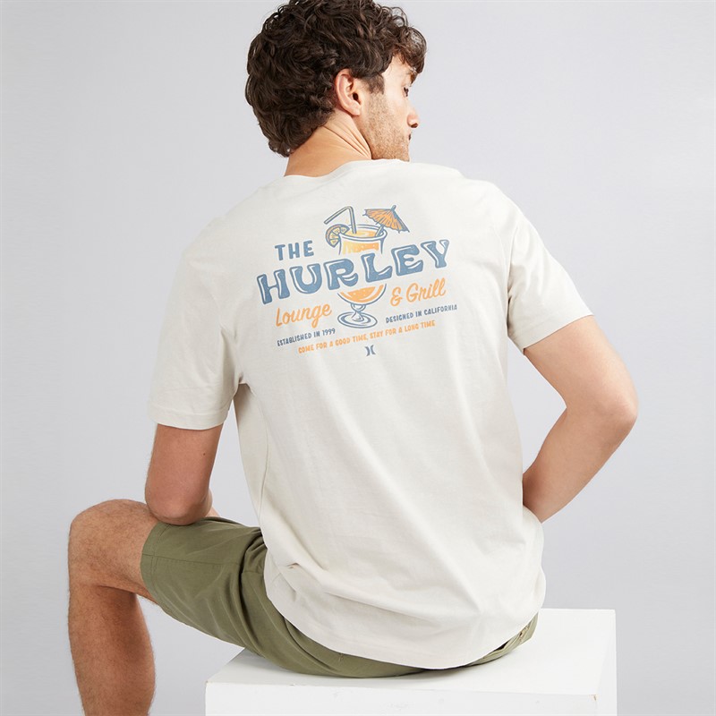 Mens Lounging Graphic T-Shirt Ivory