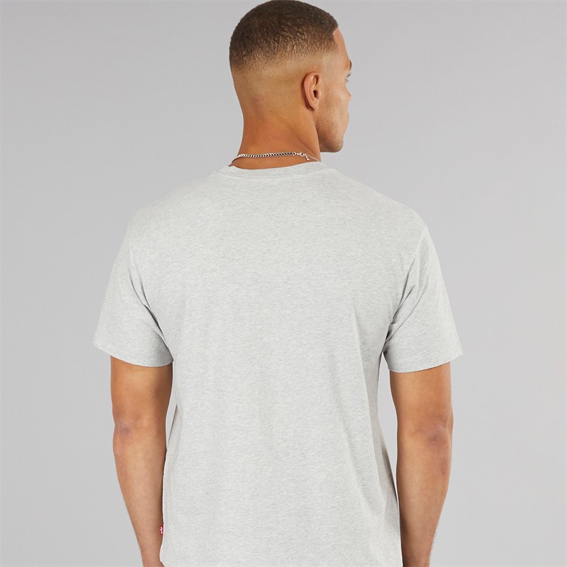 Mens Vintage Graphic T-Shirt Light Heather Grey 2 Mens Vintage Graphic T-Shirt Light Heather Grey