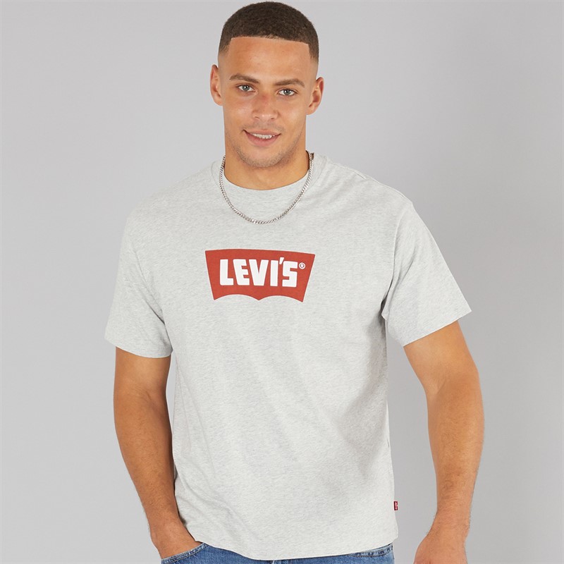 Mens Vintage Graphic T-Shirt Light Heather Grey 3 Mens Vintage Graphic T-Shirt Light Heather Grey