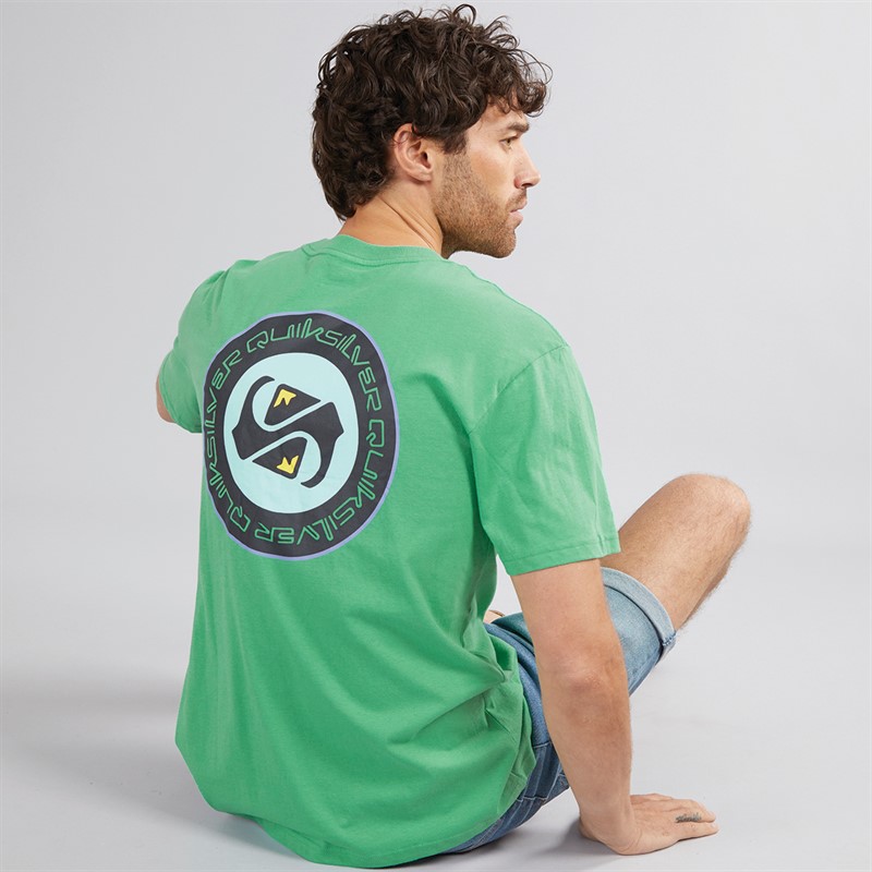 Mens Circle Back T-Shirt Green Spruce 1 Mens Circle Back T-Shirt Green Spruce
