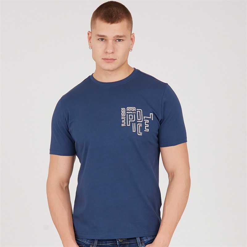 Mens Vigo T-Shirt Steel Blue