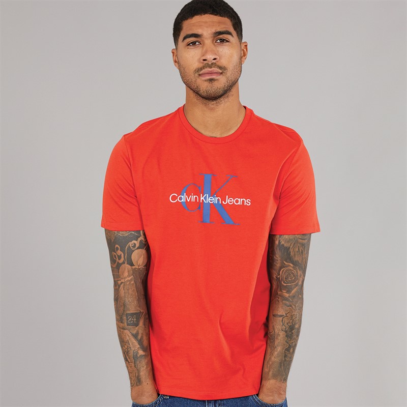 Mens Hero Monologo T-Shirt Red Alert