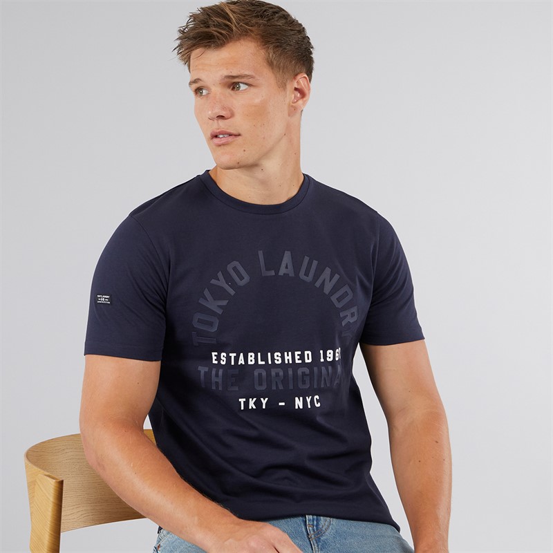 Mens Lewes T-Shirt Navy