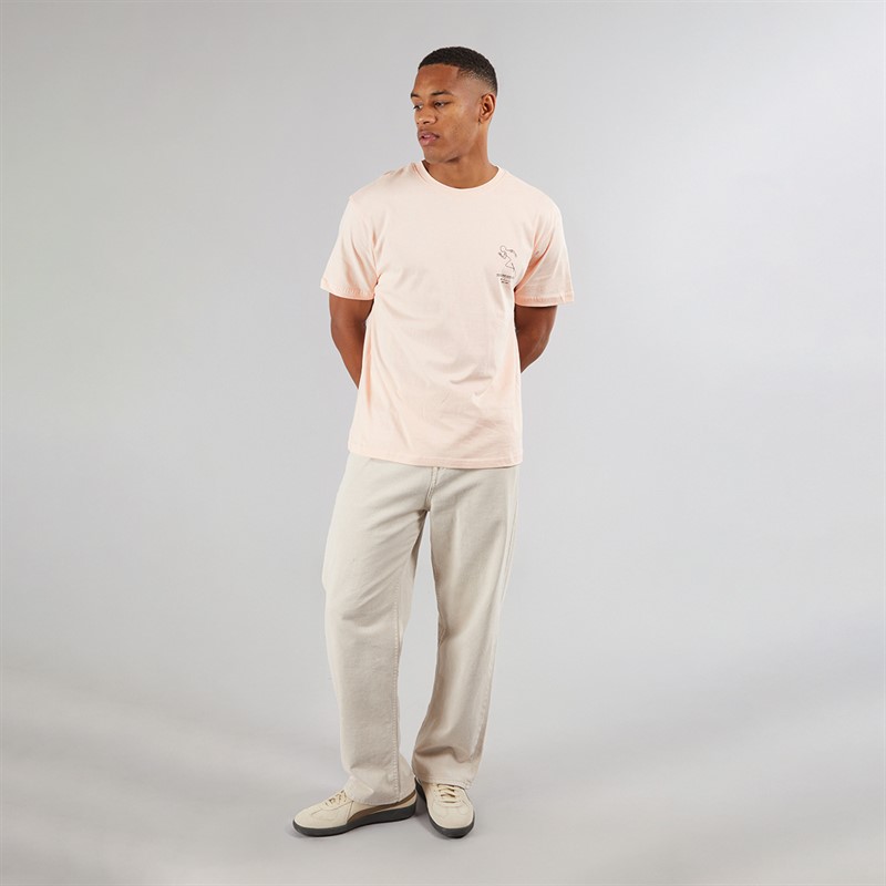 Mens Graphic Oversized T-Shirt Cameo Rose 4 Mens Graphic Oversized T-Shirt Cameo Rose