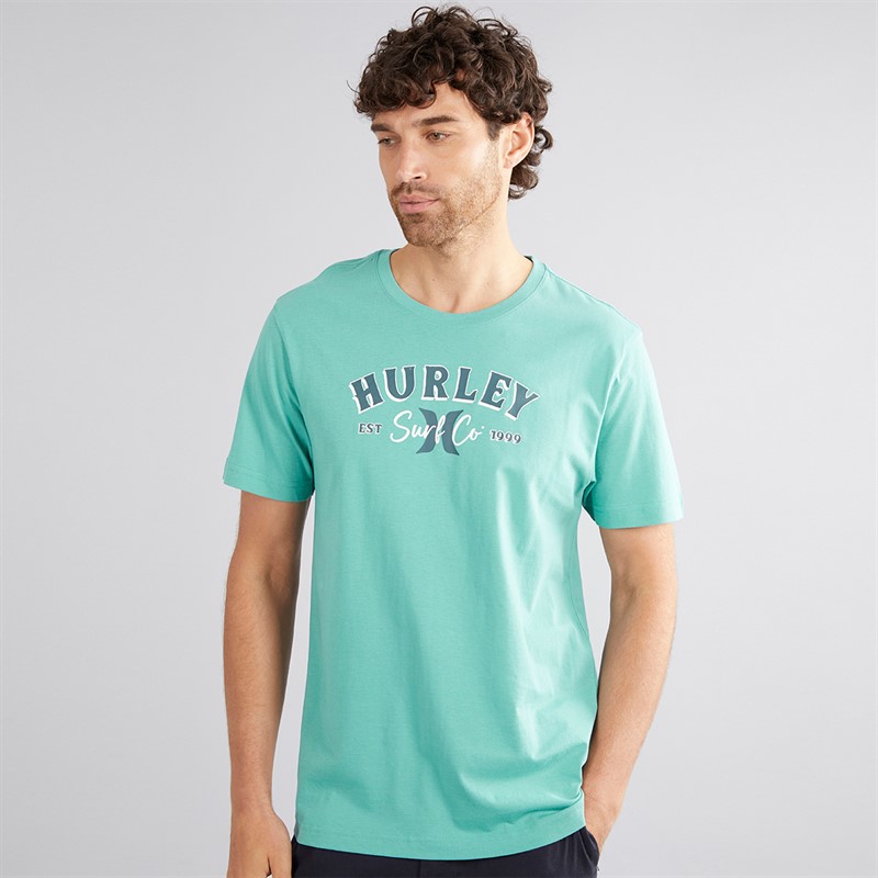 Mens Surf Co Graphic T-Shirt Vapor Green