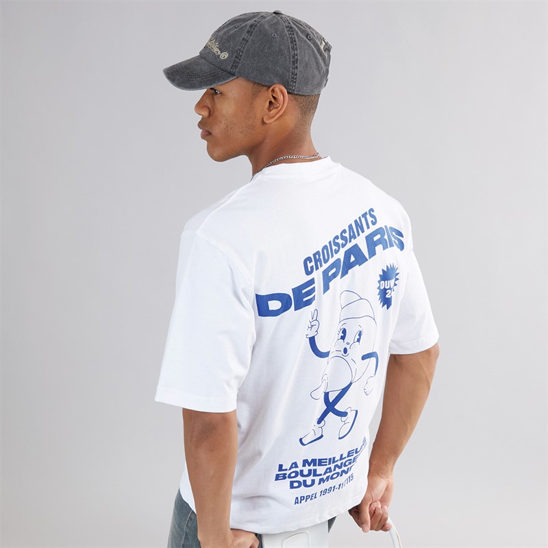 Mens Croissant T-Shirt Off White 1 Mens Croissant T-Shirt Off White