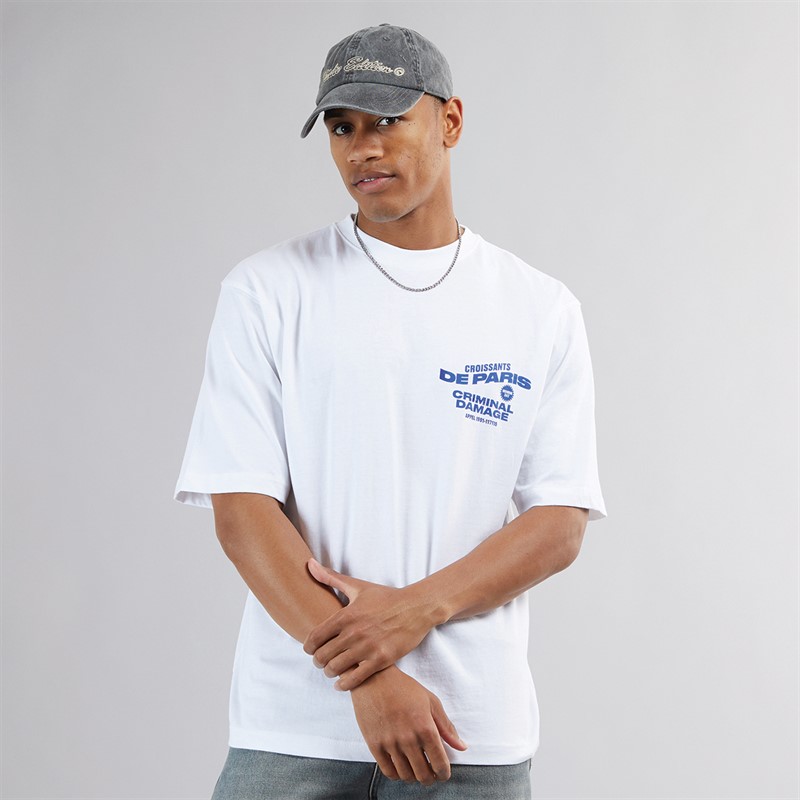 Mens Croissant T-Shirt Off White 2 Mens Croissant T-Shirt Off White