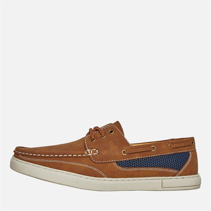 Mens Helm Boat Shoes Tan 1 Mens Helm Boat Shoes Tan