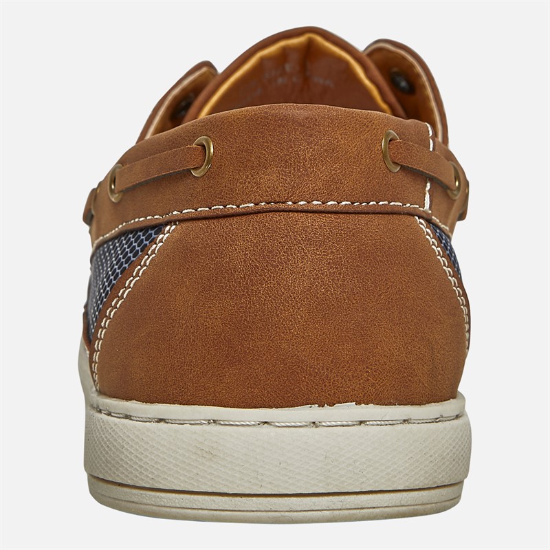 Mens Helm Boat Shoes Tan 3 Mens Helm Boat Shoes Tan