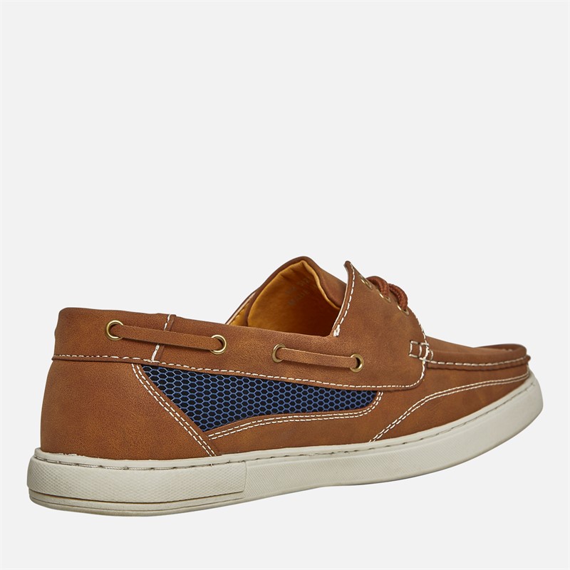 Mens Helm Boat Shoes Tan 5 Mens Helm Boat Shoes Tan