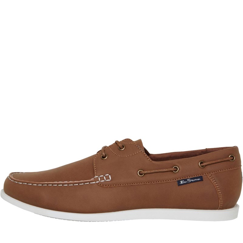Mens Oceanic Deck Shoes Tan 1 Mens Oceanic Deck Shoes Tan