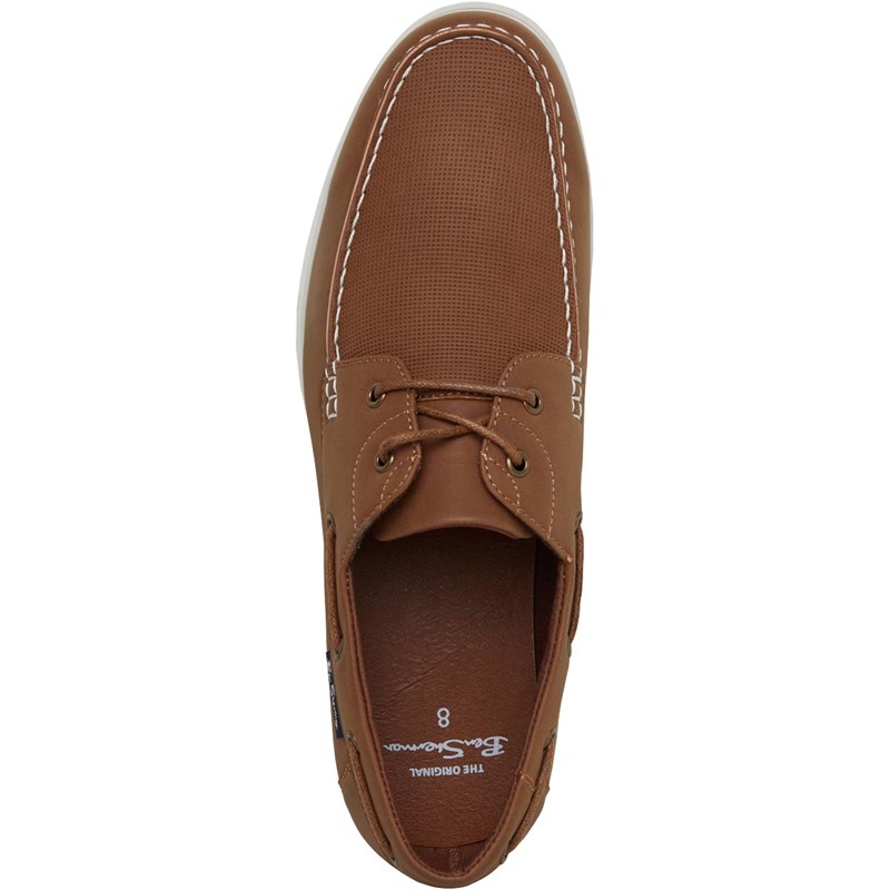 Mens Oceanic Deck Shoes Tan 4 Mens Oceanic Deck Shoes Tan