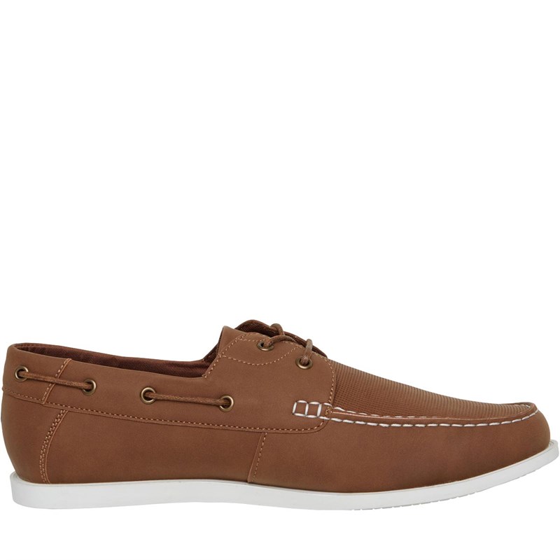 Mens Oceanic Deck Shoes Tan 5 Mens Oceanic Deck Shoes Tan