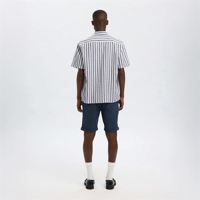 Mens Relaxsun Short Sleeve Resort Shirt Sky Captain/Stripes 2 Mens Relaxsun Short Sleeve Resort Shirt Sky Captain/Stripes