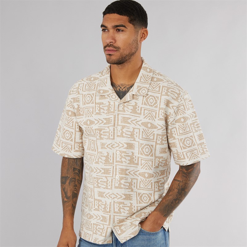 Mens Hall Shirt Ecru