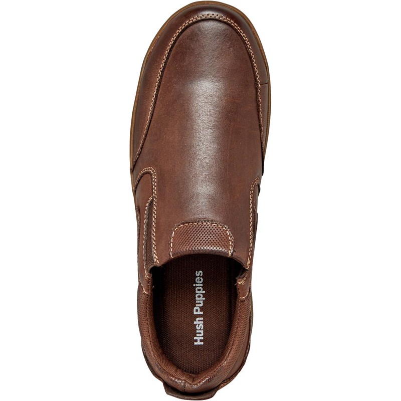 Mens Jasper Slip On Shoes Brown 4 Mens Jasper Slip On Shoes Brown